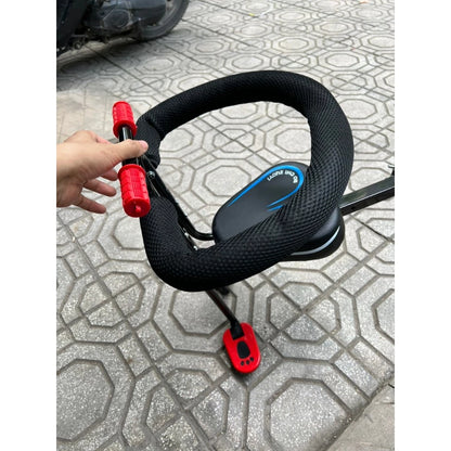 Front Mounted Child Bike Seat with Safety Guard & Footrests